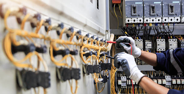 Professional Electrician technician working in Crownsville, MD